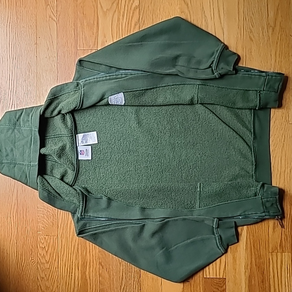 Size 10/12 kid NY Jets hooded sweatshirt - Picture 3 of 10